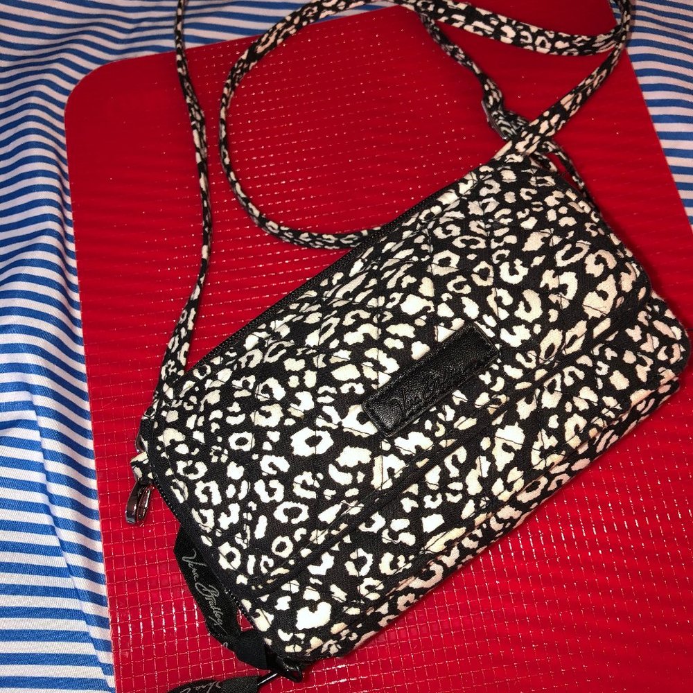 Vintage Vera Bradley Black & White Folding Wallet